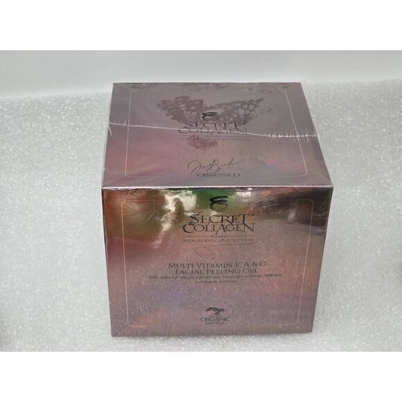 Secret Collagen Multi Vitamin E A & C Facial Peeling Gel Organic Anti-Aging E - Picture 1 of 3